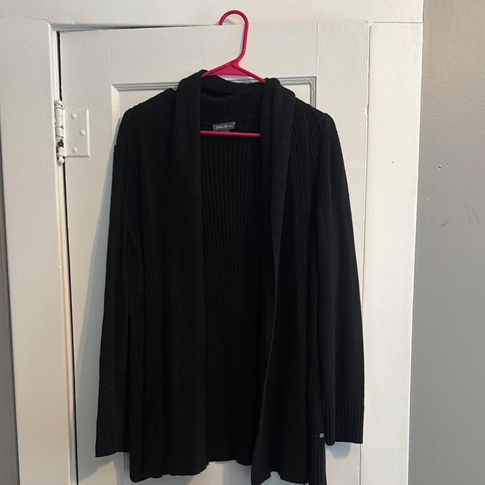 Eddie Bauer Black Women's Cardigan Sweater